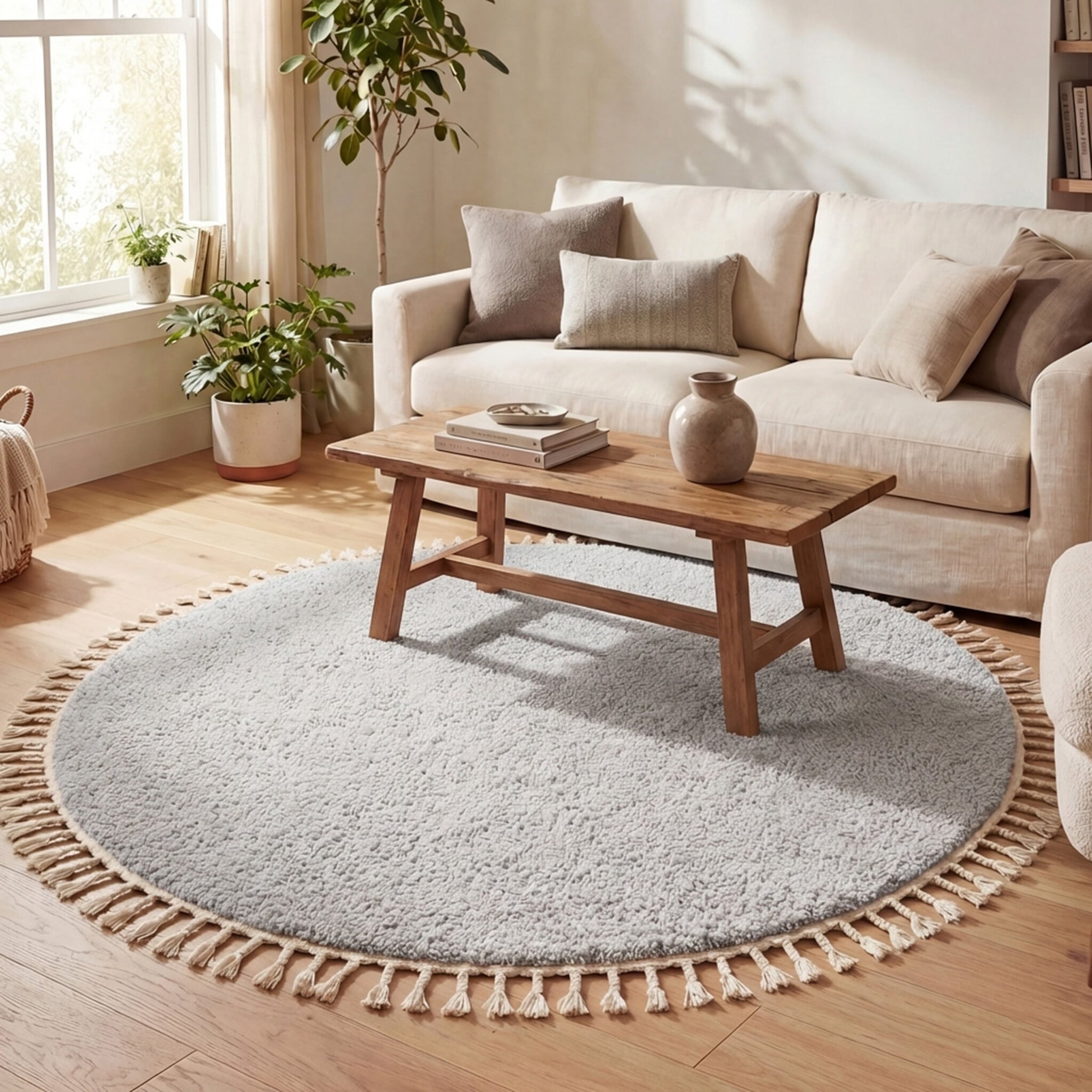 Teppich Hochflor Rund