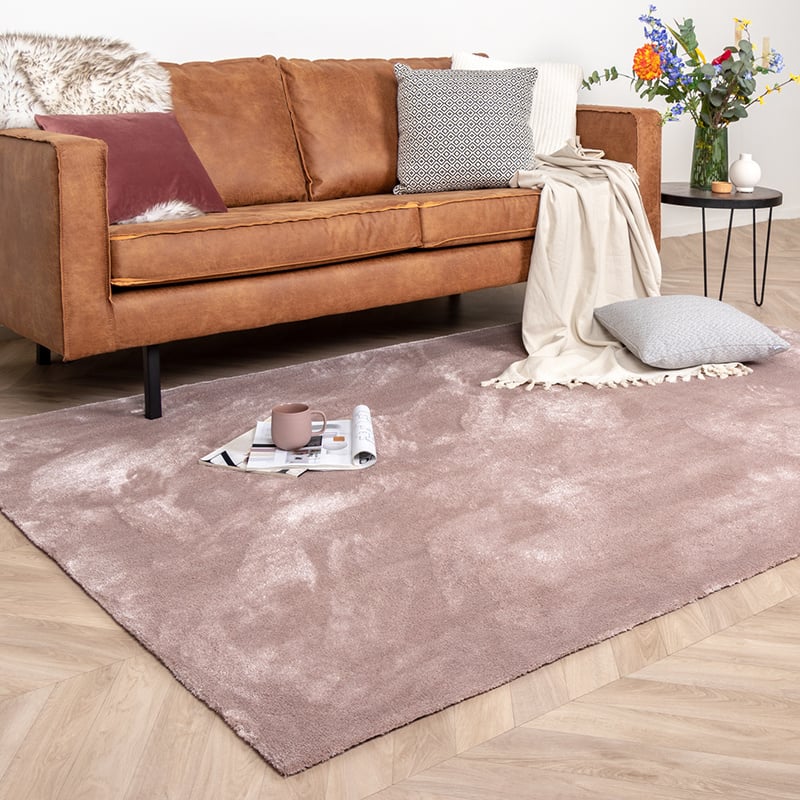 Waschbarer Viskose Teppich