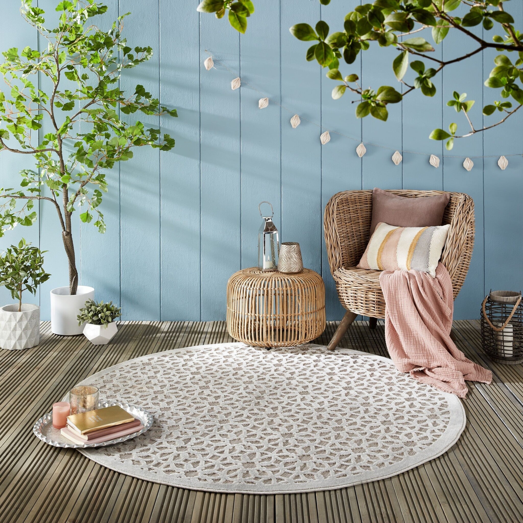 In- & Outdoor Teppich Rund