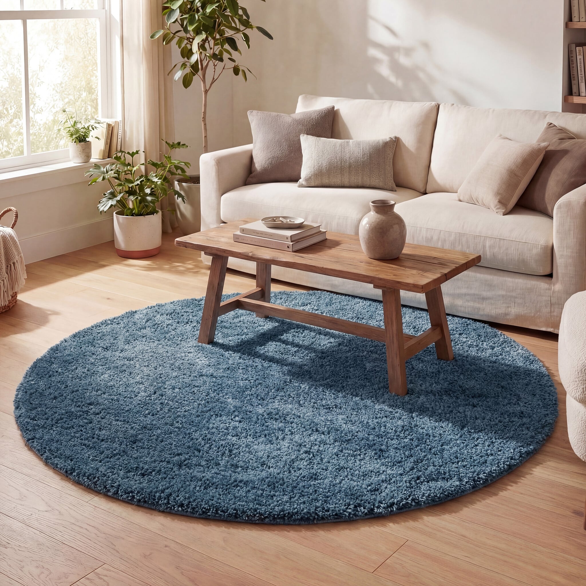 Teppich Hochflor Rund