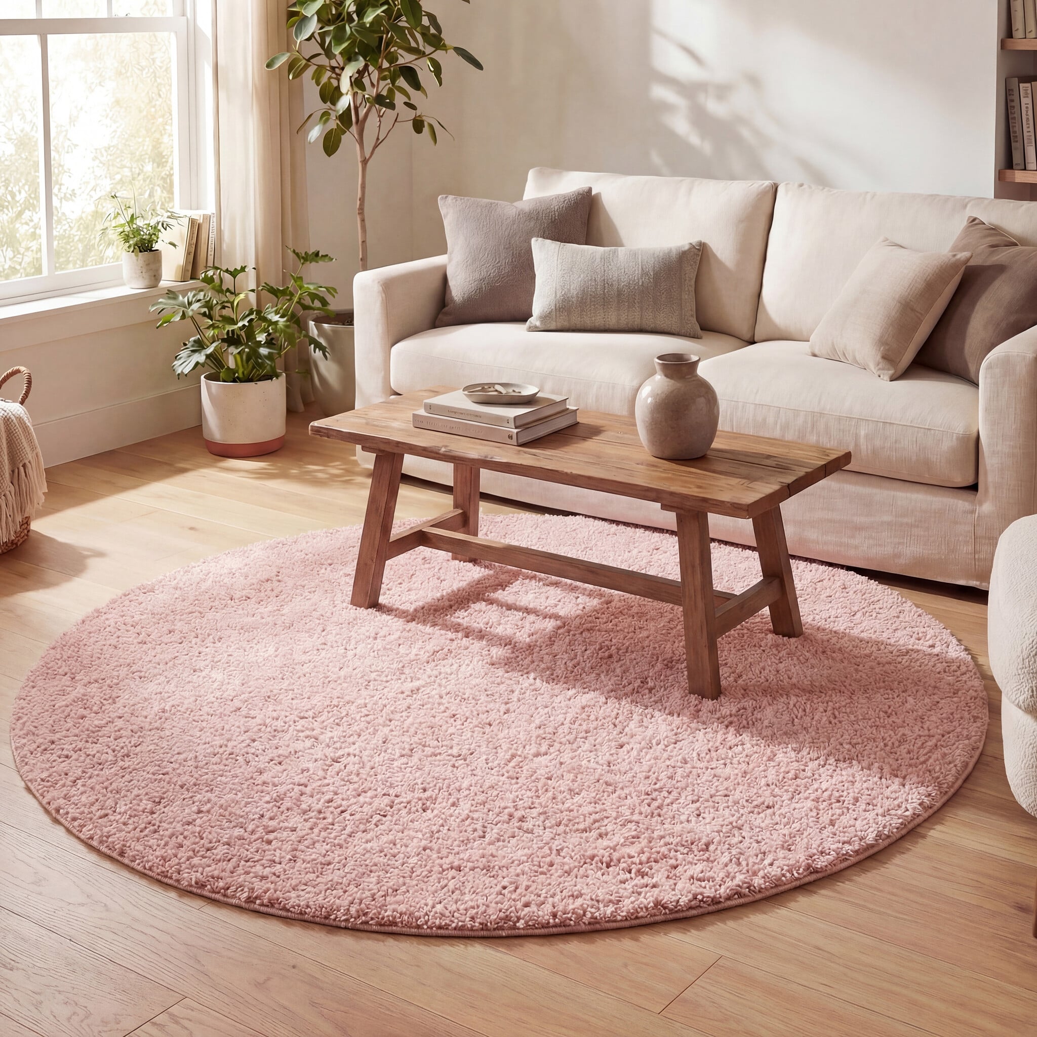 Teppich Hochflor Rund