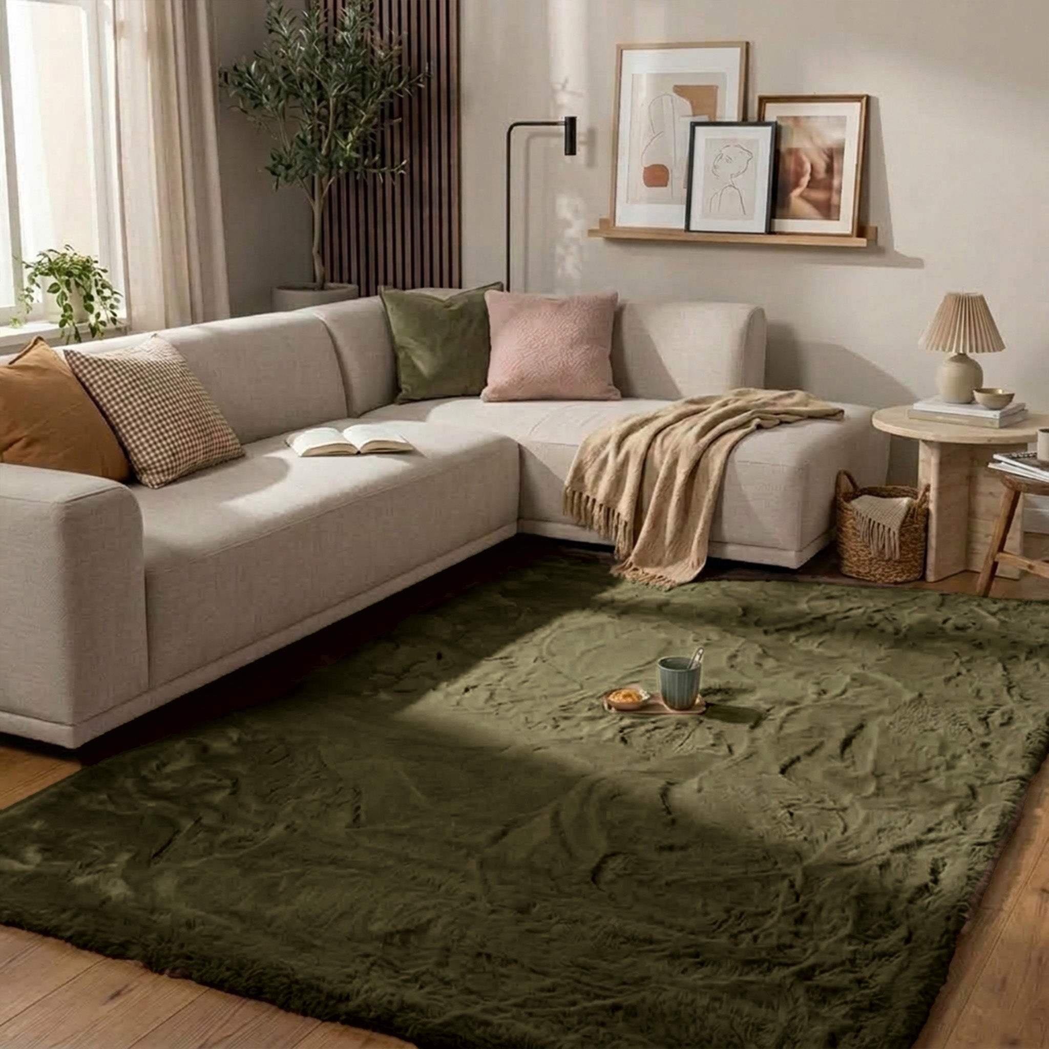 Hochflor Teppich - Comfy Supreme Grün
