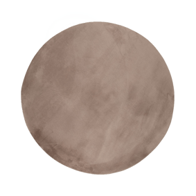 Flauschiger Teppich Rund - Cozy Taupe - product
