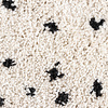 Teppich Hochflor Rund - Grand Dots Creme Schwarz - thumbnail 4