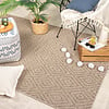 In- & Outdoor Jute Teppich - Fora Tile Natural - thumbnail