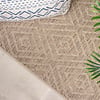 In- & Outdoor Jute Teppich - Fora Tile Natural - thumbnail 2