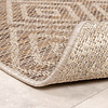 In- & Outdoor Jute Teppich - Fora Tile Natural - thumbnail 5