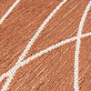 In- & Outdoor Teppich Rund - Porto Lines Terracotta - thumbnail 2