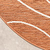 In- & Outdoor Teppich Rund - Porto Lines Terracotta - thumbnail 5