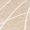 In- & Outdoor Teppich Rund - Porto Lines Creme - thumbnail 2