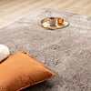 Hochflor Teppich - Flowy Taupe - thumbnail 2