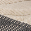 Waschbarer Teppich - Dunya Zebra Weiß - thumbnail 6