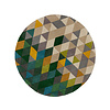 Moderner Teppich Rund - Illo Prism Bunt - thumbnail 1