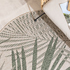 In- & Outdoor Teppich Rund - Tiga Palm Grün - thumbnail 2
