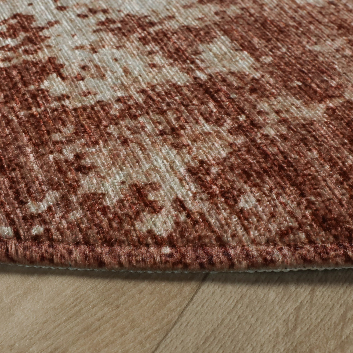 Abstrakter Teppich - Rusty Brown