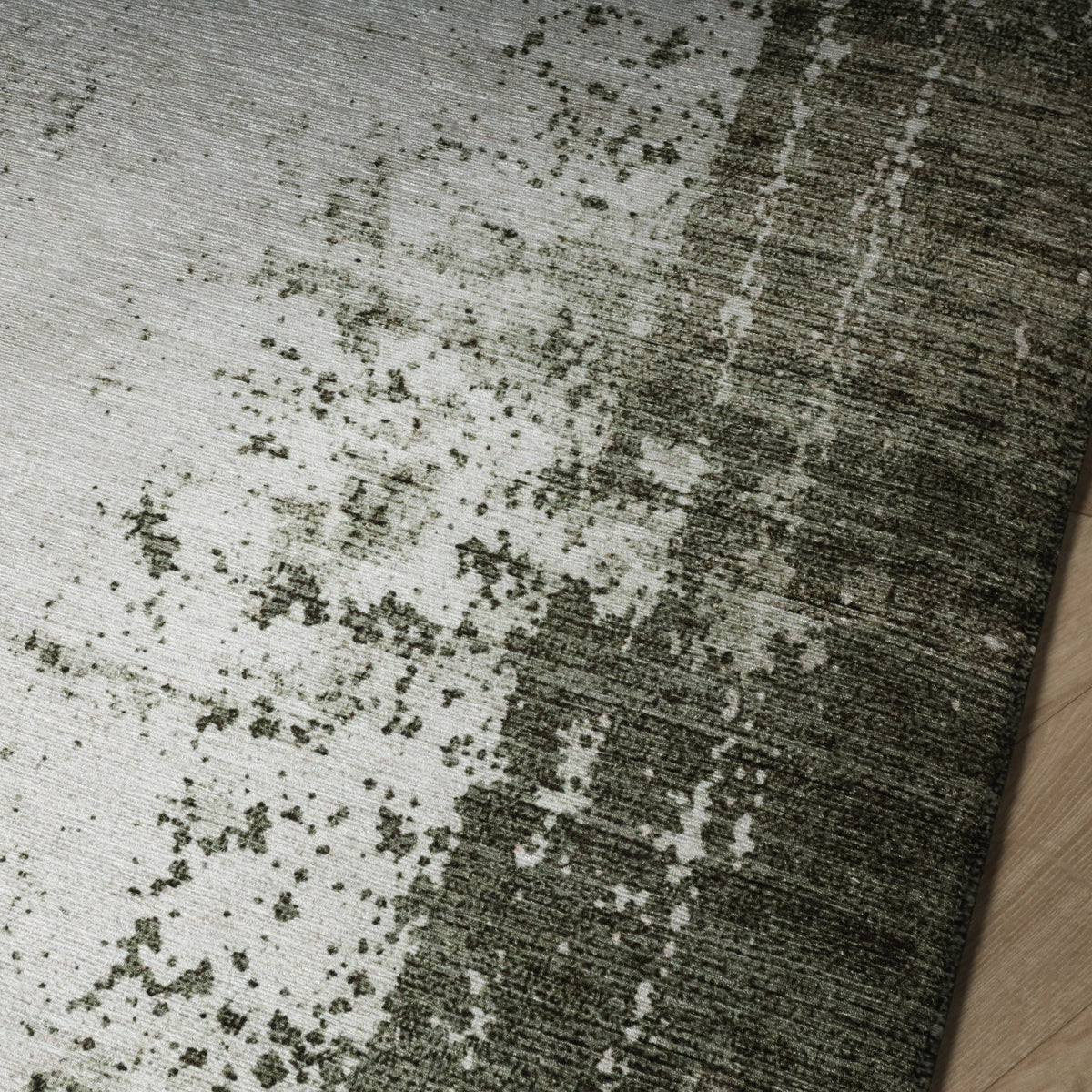 Abstrakter Teppich - Rusty Green
