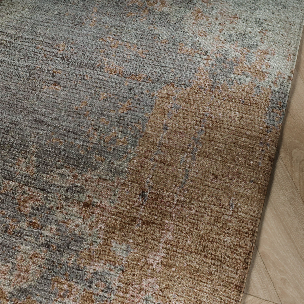 Abstrakter Teppich - Rusty Pastel