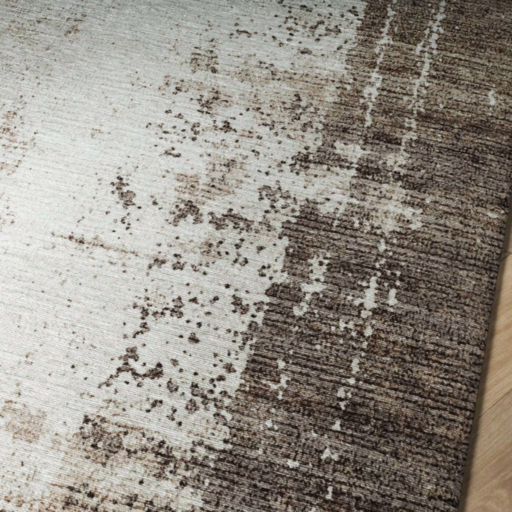 Abstrakter Teppich - Rusty Taupe