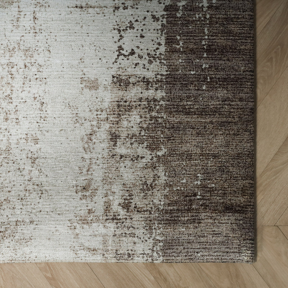 Abstrakter Teppich - Rusty Taupe