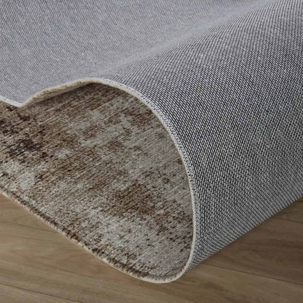 Abstrakter Teppich - Rusty Taupe