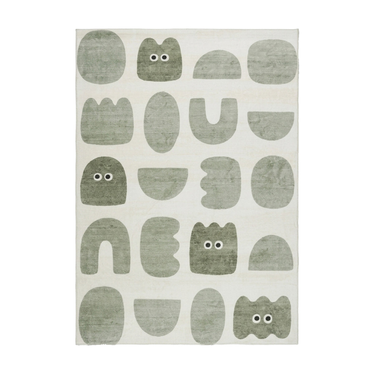 Children’s bedroom rug – Pip Shapes Green
