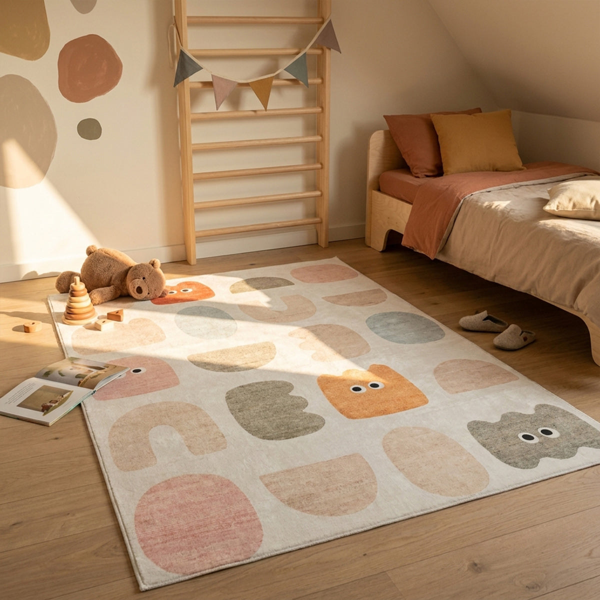 Children’s bedroom rug – Pip Shapes Multicolor