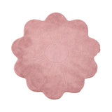 Washable Children’s Rug – Coco Flower Dark Pink