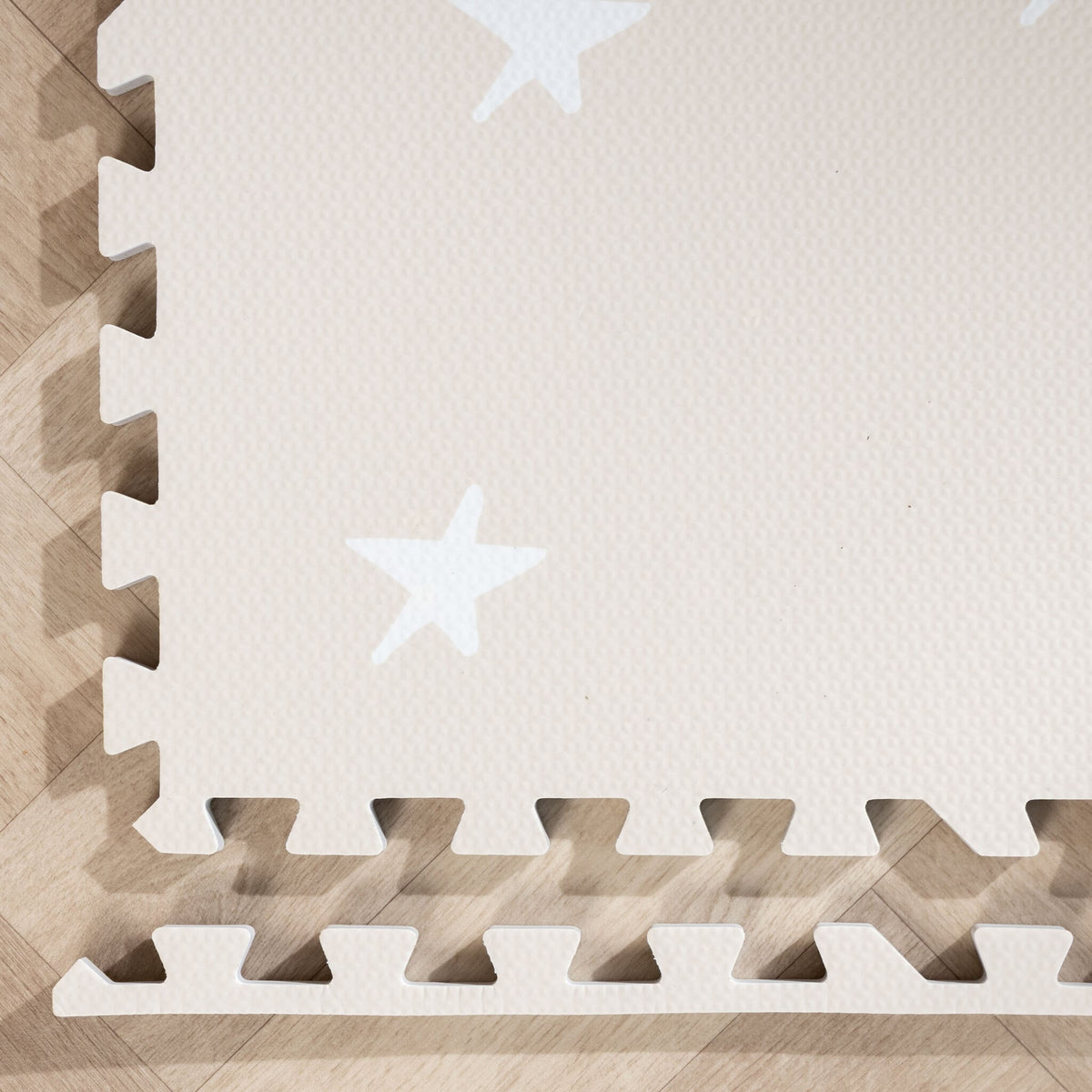 Foam puzzle mat - Alfie XL Stars Grey/Beige