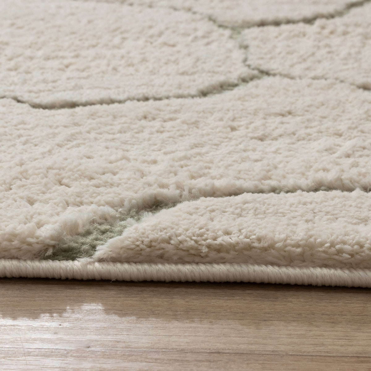 Scandinavian Rug - Yune Stone Cream/Green