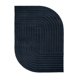 Irregular Rug - Flowy Lines Anthracite