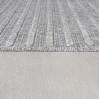 Washable floor rug - Elto Stripe Grey