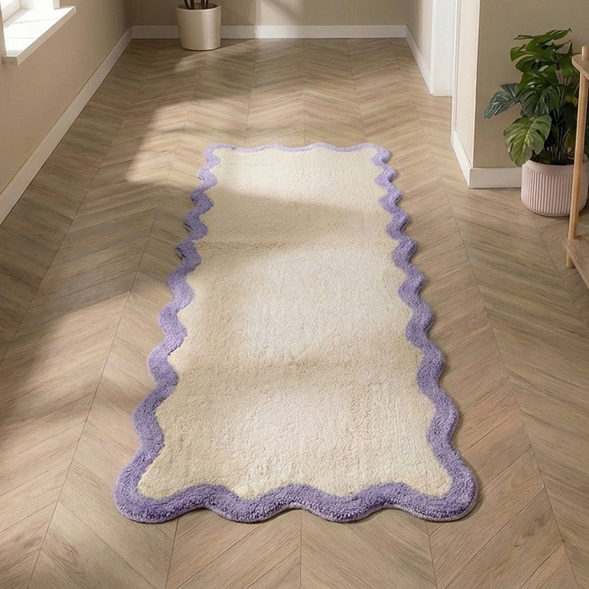 Washable Runner – Hazy Lilac/Cream