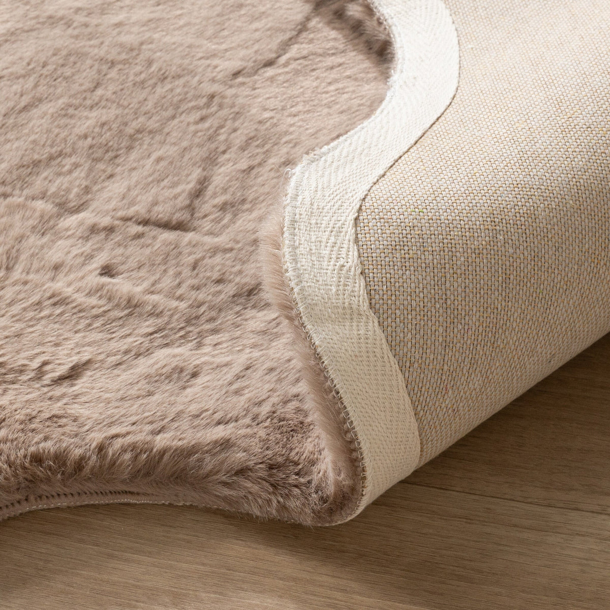 Soft High Pile Rug - Comfy Supreme Wavy Taupe