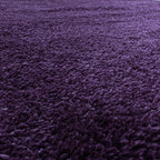 High-pile floor rug - Fuzzy Purple