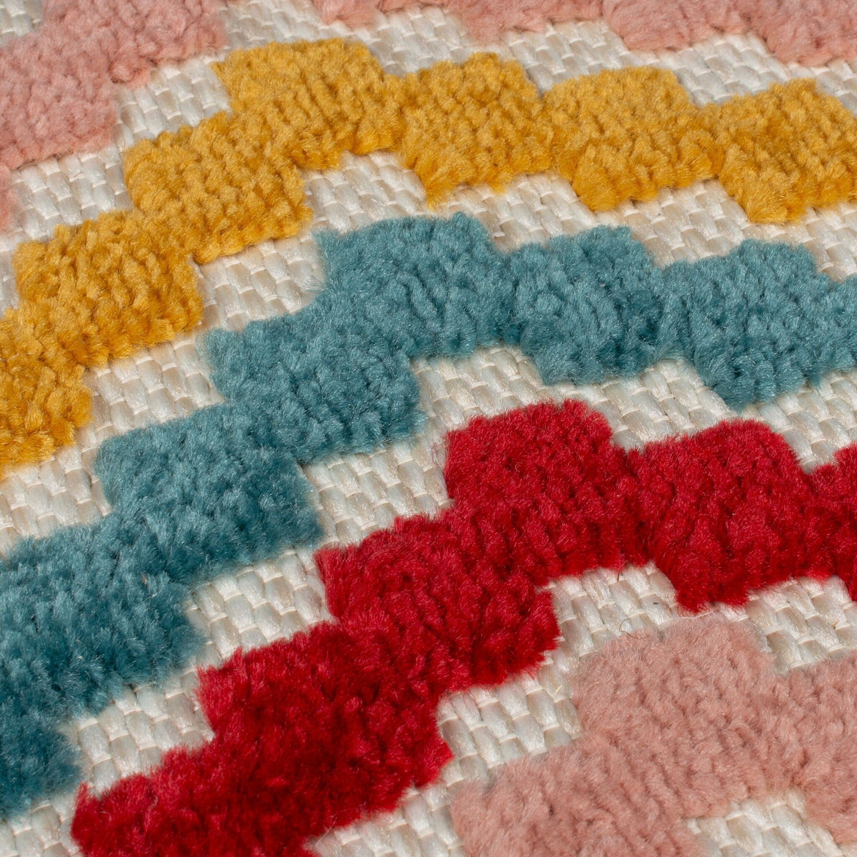 Indoor and outdoor runner - Bayo Diamond Multicolor