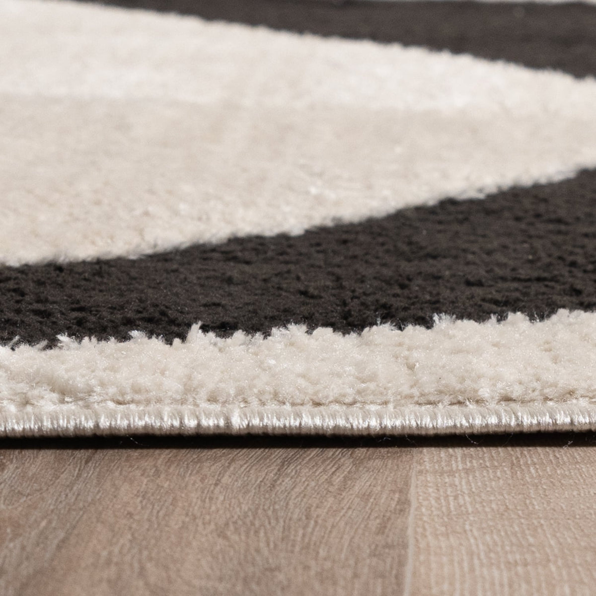 Japandi Rug - Yori Abstract Cream/Black