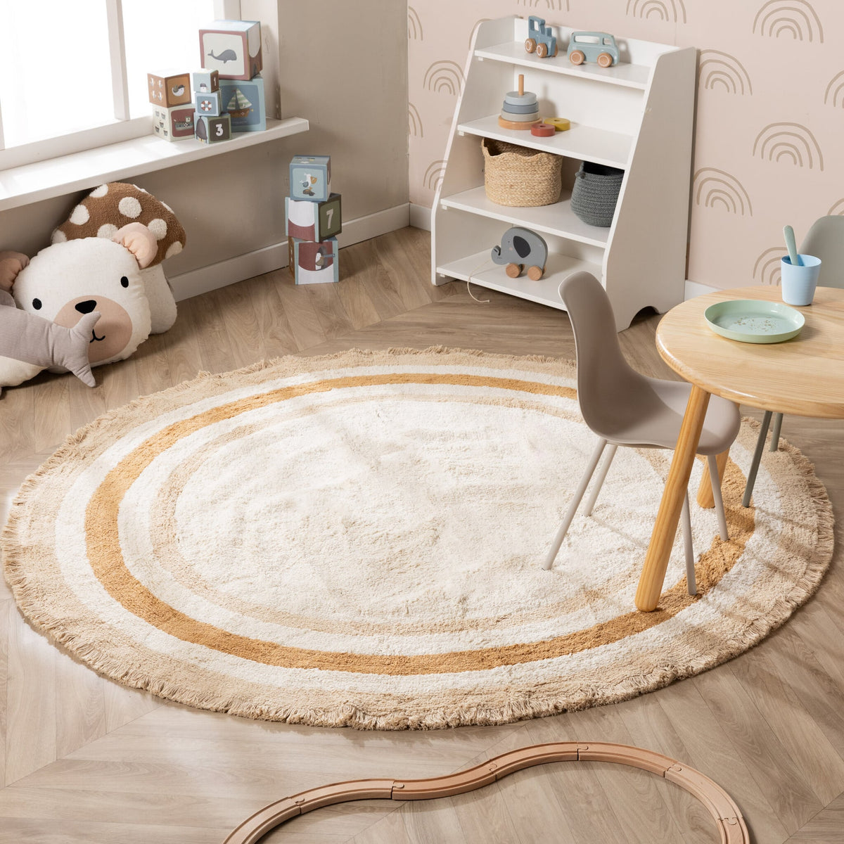 Kurzflor Teppich Beige | Große Auswahl