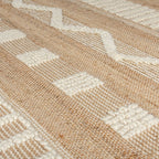 Jute runner - Jubio Medina Natural/Cream