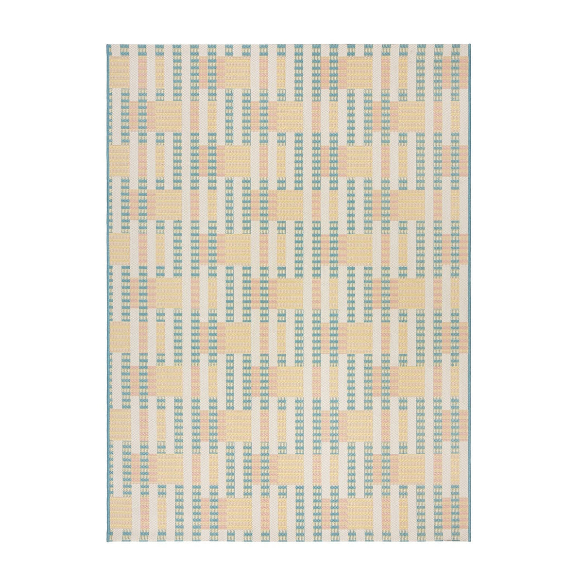 Outdoor rug - Villo Check Multicolor