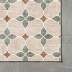 Geometrischer Outdoor Teppich - Mosaic Dot Grün
