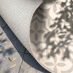 Geometric outdoor rug – Mosaic Medina Cream