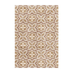 Geometric outdoor rug – Mosaic Medina Terracotta