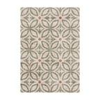 Geometrischer Outdoor Teppich - Mosaic Petal Grün