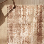 Abstrakter Teppich - Rusty Brown