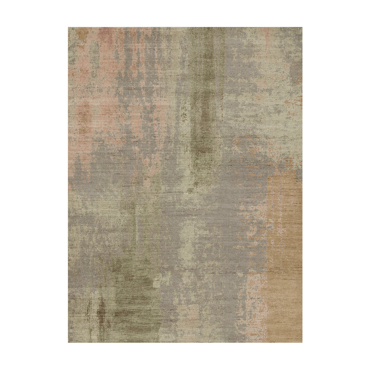 Abstrakter Teppich - Rusty Pastel