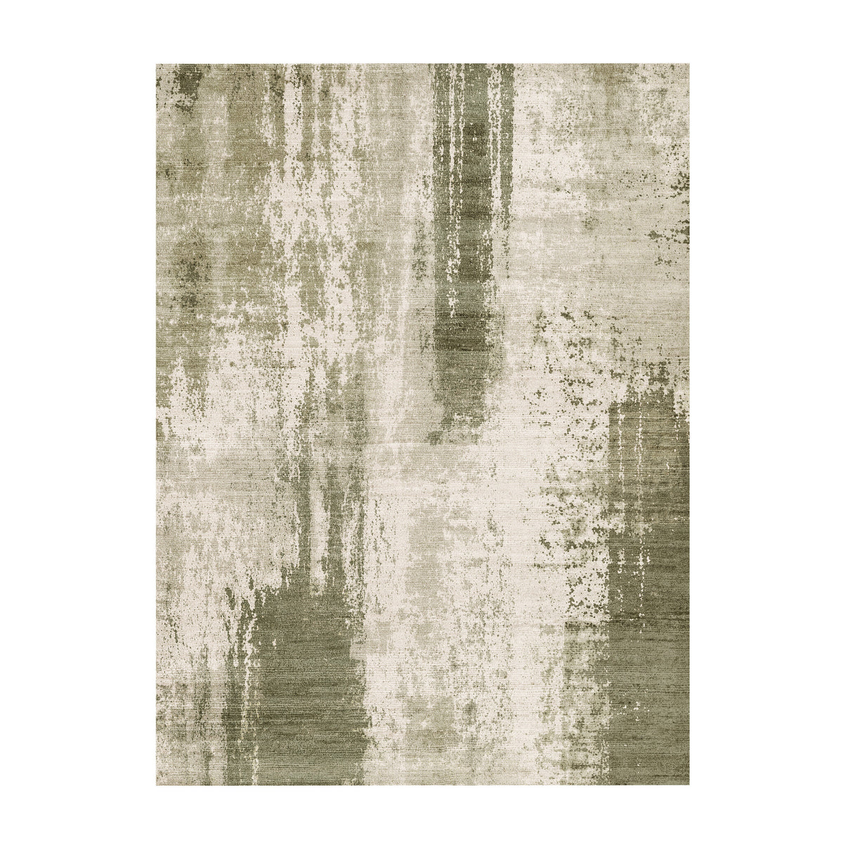 Abstrakter Teppich - Rusty Green