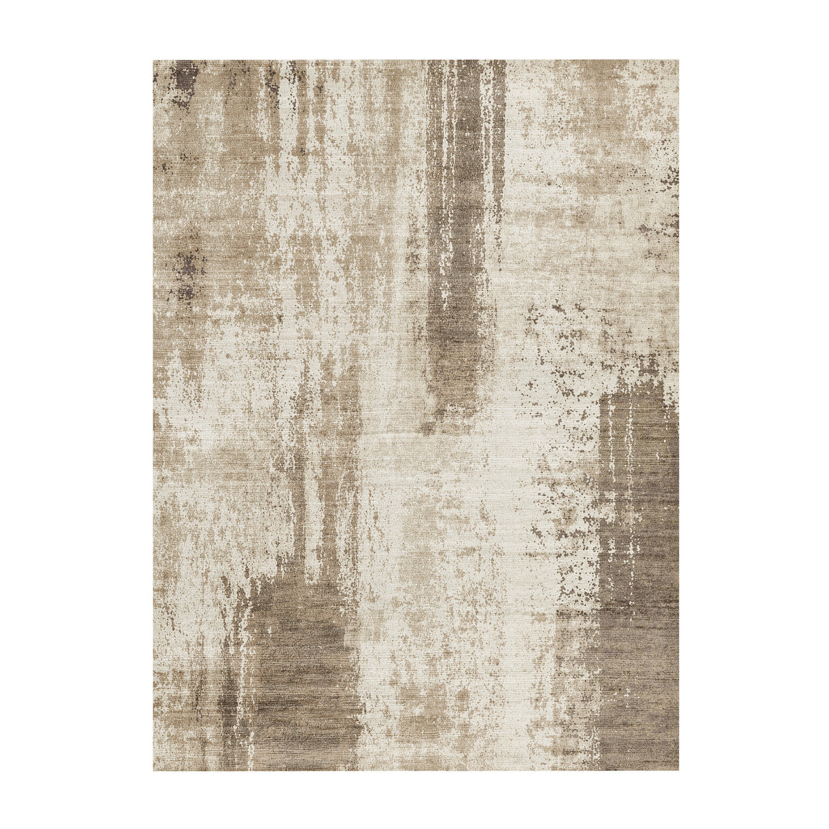 Abstrakter Teppich - Rusty Taupe