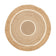 Round Jute Rug - Mirai Circle White/Natural