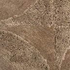 Organic rug - Odette Curves Brown