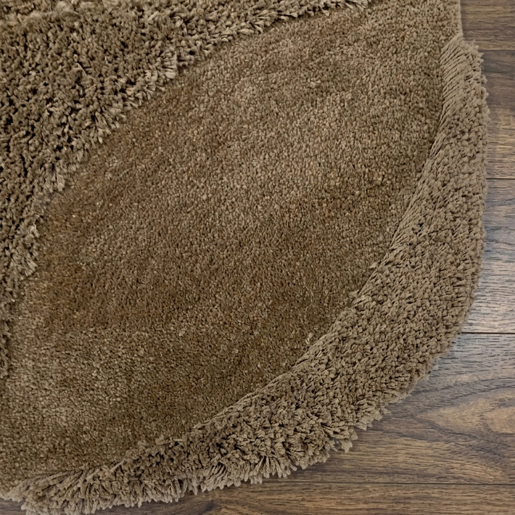 Organic rug - Odette Curves Brown